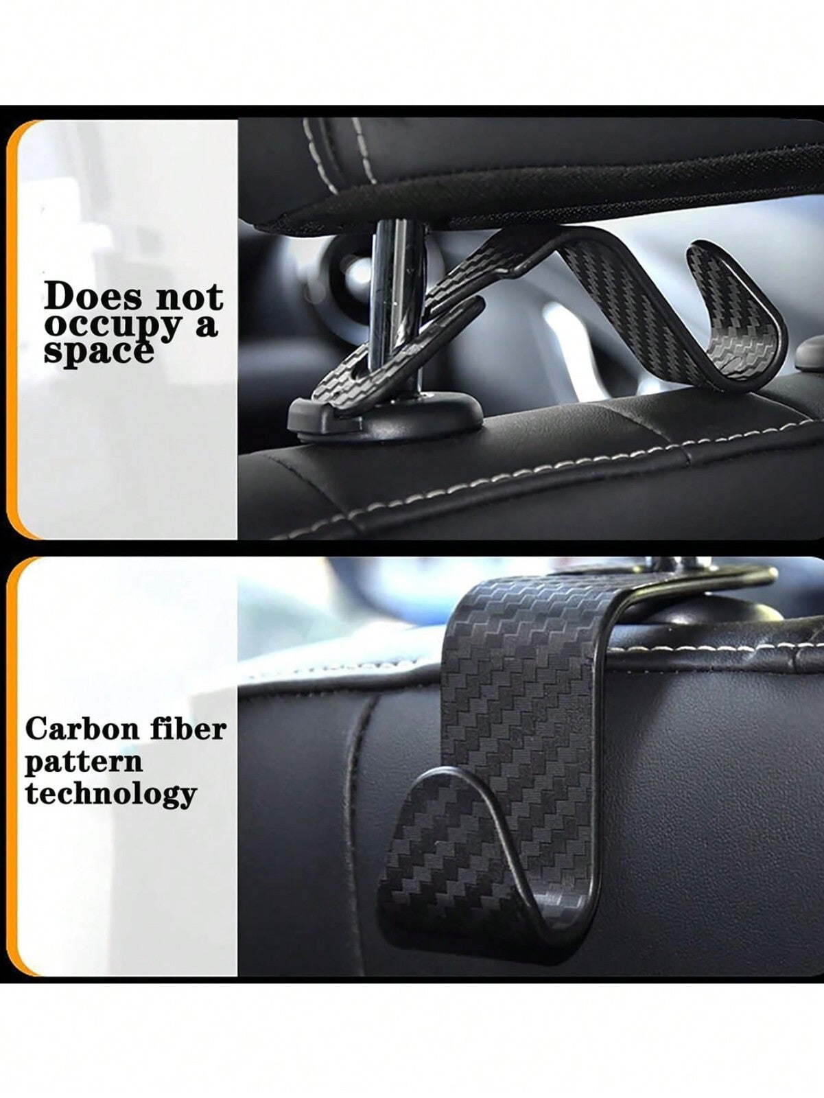 4PCS Car Auto Seat Back Hook Headrest Holder Hanger Organizer Bag Coat Handbag