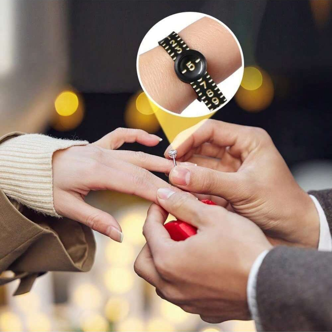 Ring Sizer Measurement Adjustable Ring Sizer Finger Measure Gauge Tool Jewellery