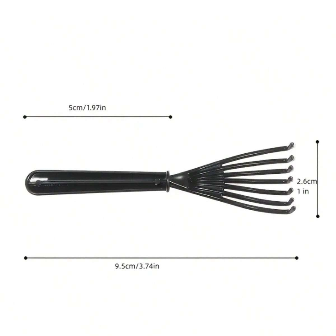 Plastic Hair Brush Comb Cleaner Household Cleaning Tool Claw Hair Remover Black