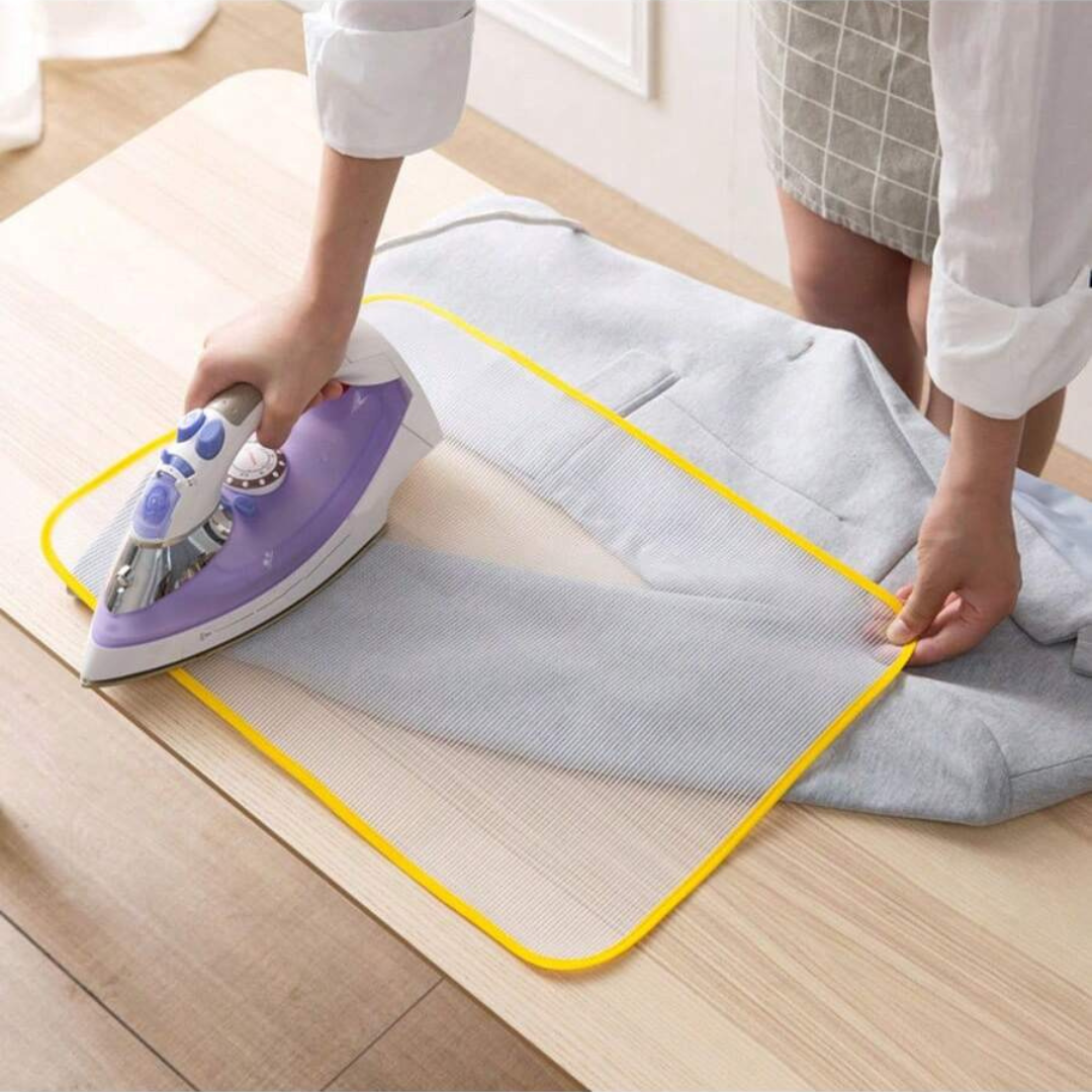 Ironing Mesh Mat High Heat Resistance Clothes Protector Board Cover Net UK
