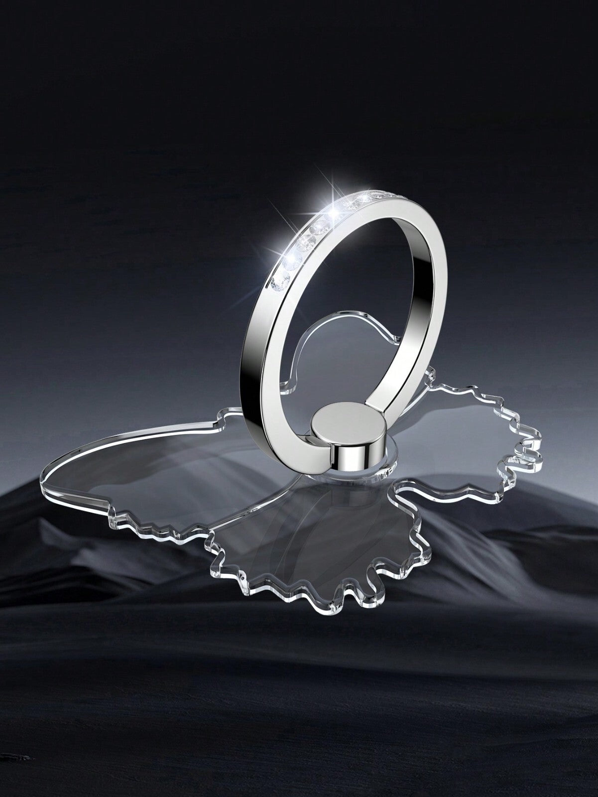 Mobile Phone Heart Ring Holder Finger Grip 360° Stand Mount for Mobile Phones