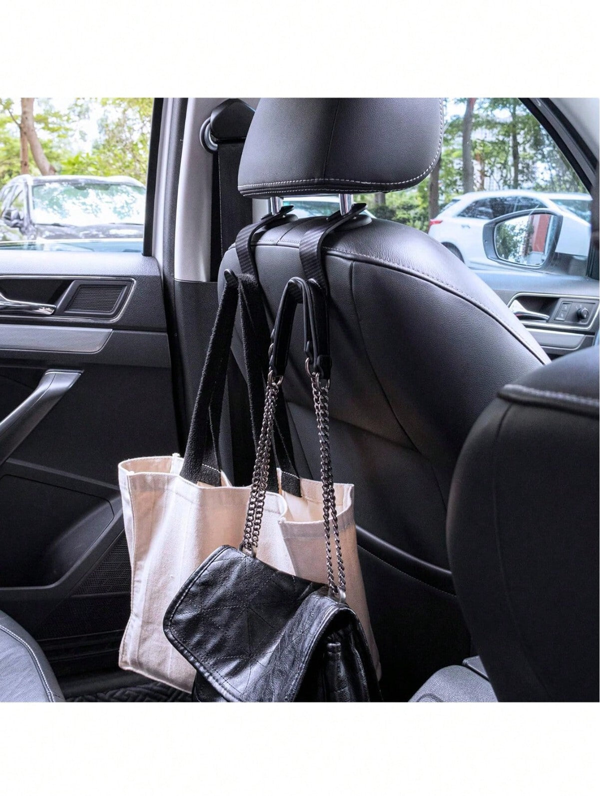 4PCS Car Auto Seat Back Hook Headrest Holder Hanger Organizer Bag Coat Handbag