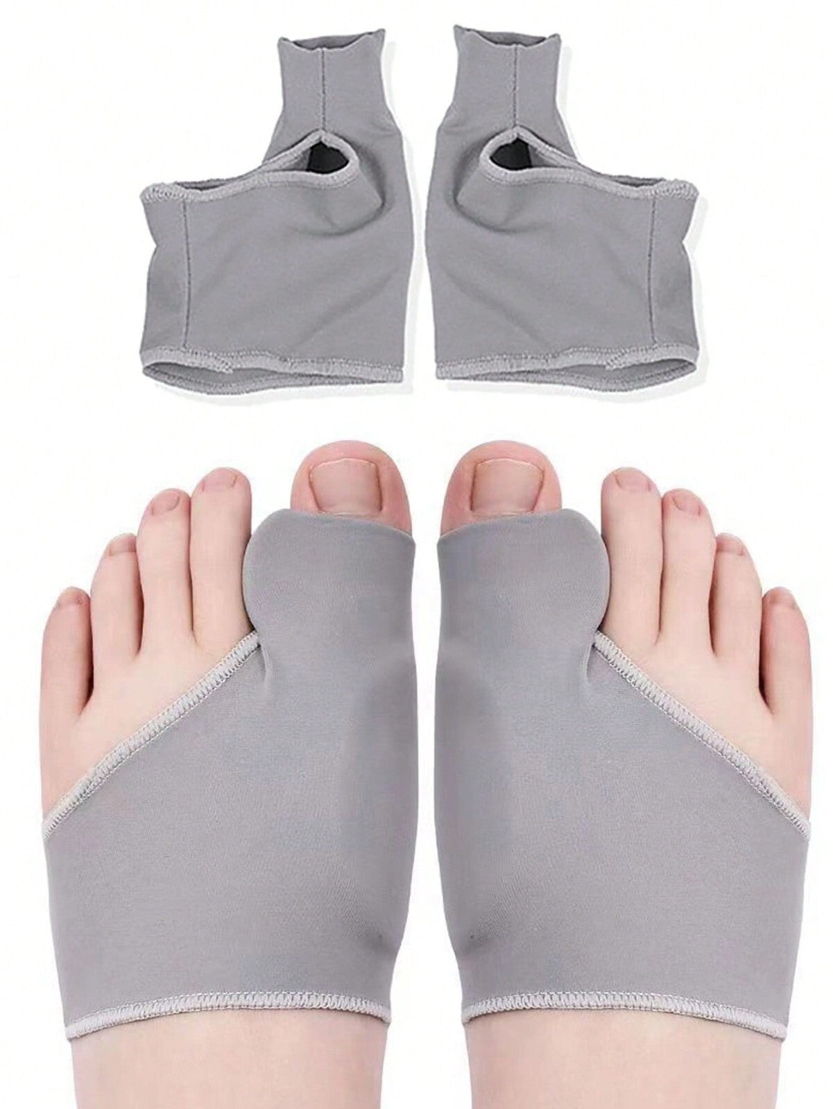 Toe Bunion Protector Support Hallux Valgus Corrector Anti Friction 2X Fabric Gel