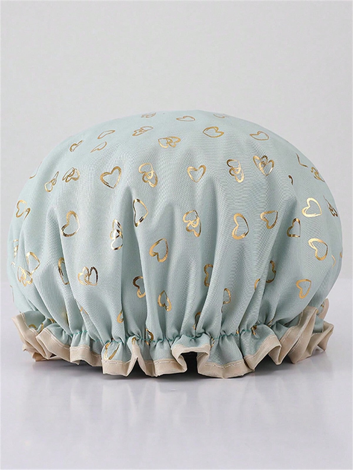 Large Double Layers Thick Waterproof Shower Cap Women Bath Hat Cap Reusable UK