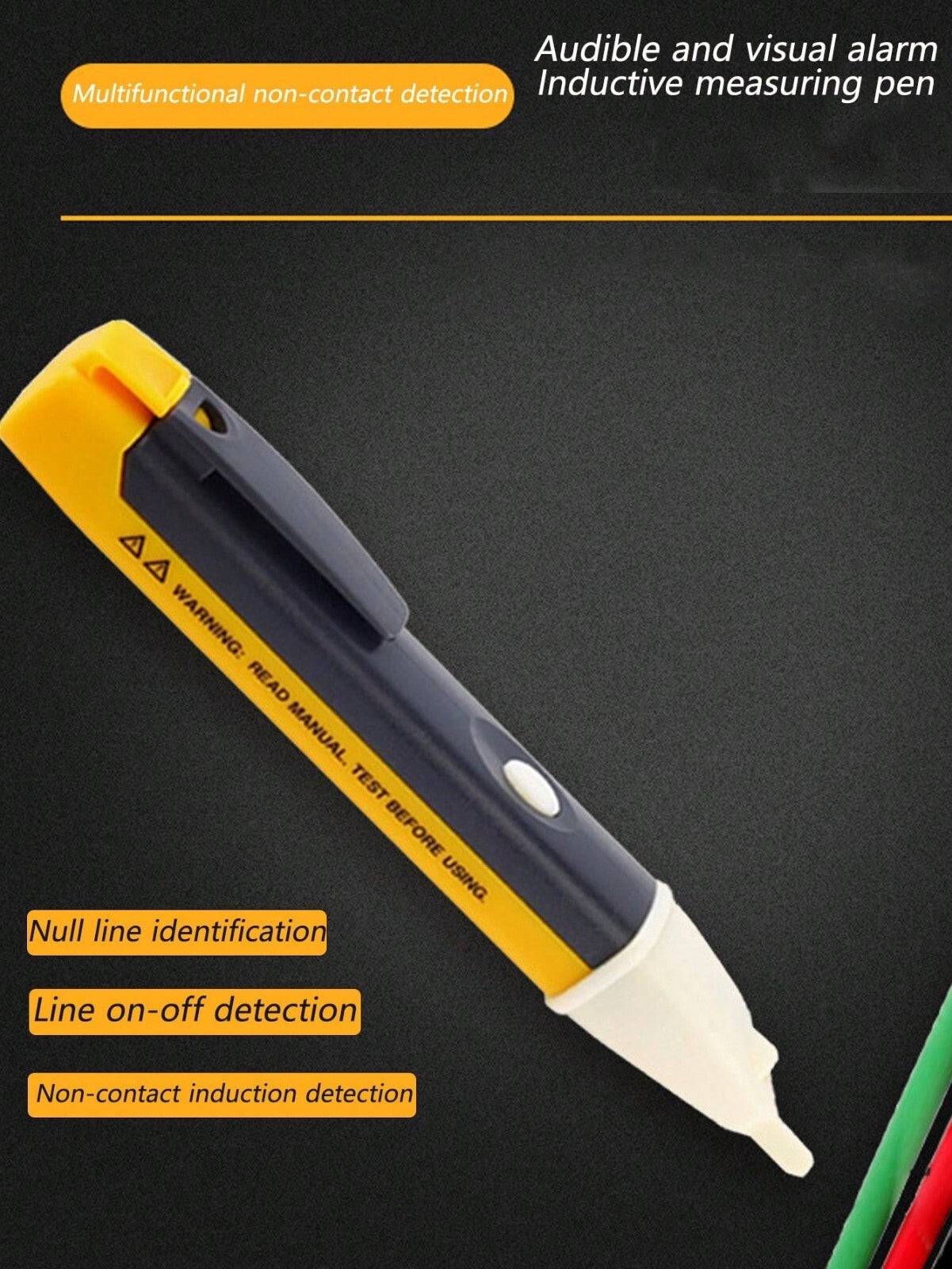 Voltage Pen Electric Power Alert Detector Tester UK 1AC-D Volt Non Contact