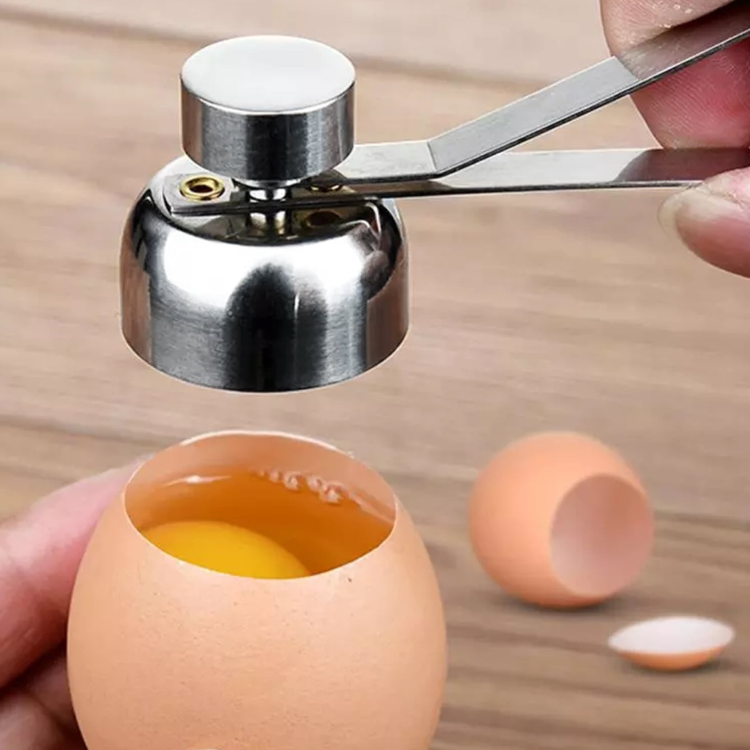 Egg Cracker Topper Eggshell Cutter Opener Shell Remover for Hard Soft Boiled Egg
