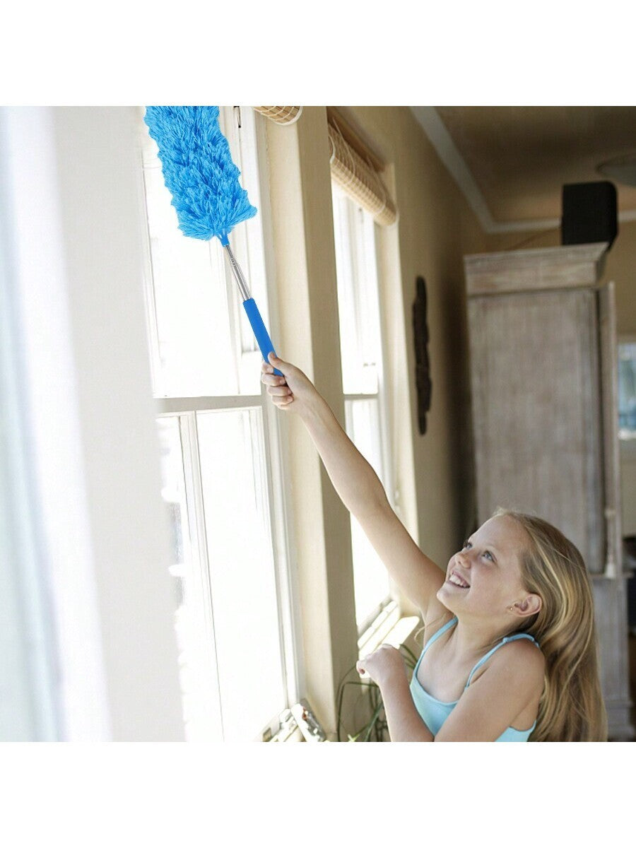 Adjustable Telescopic Dust Brush Feather Cleaner Car Furniture Dust Removal Tool