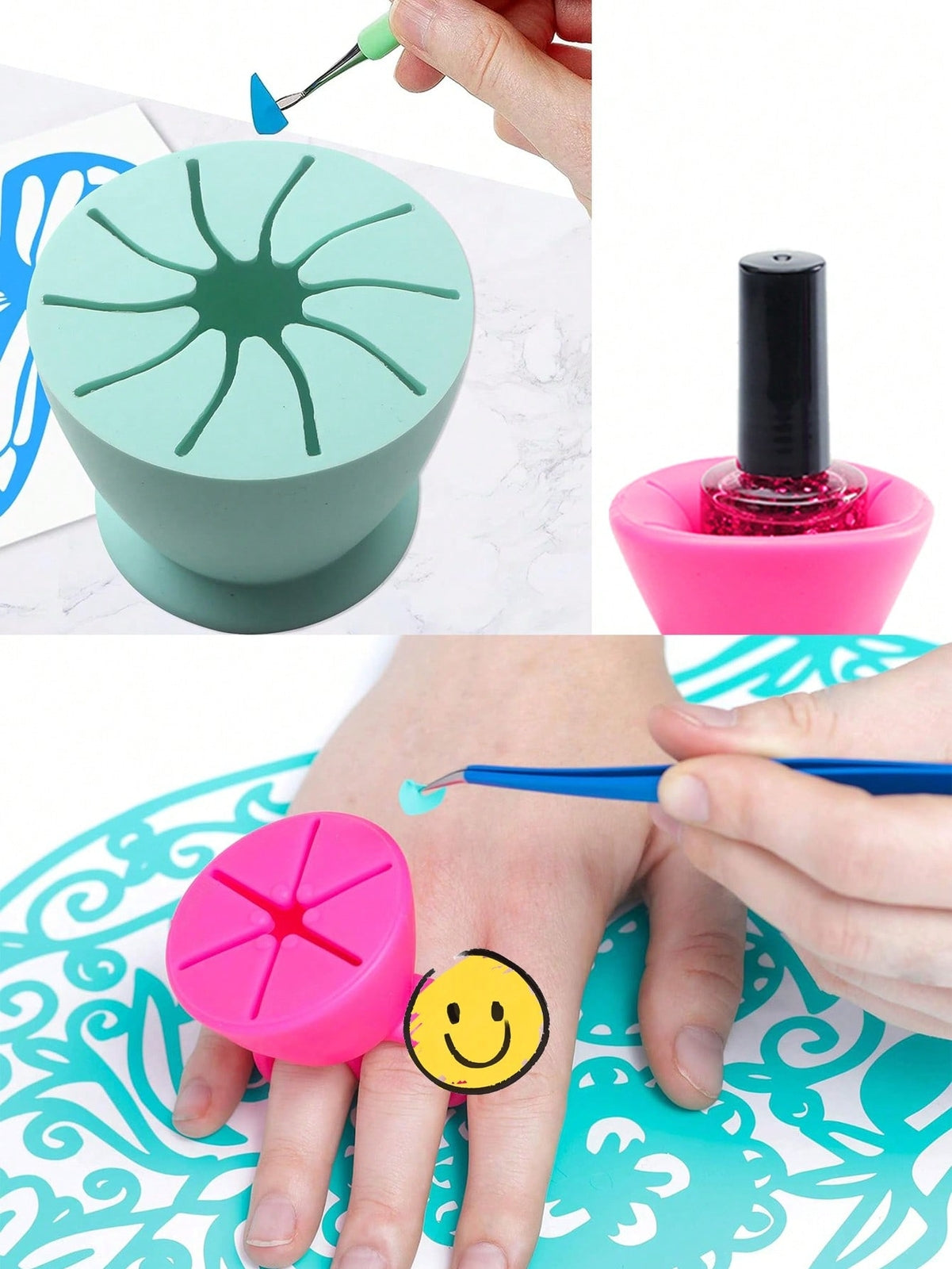 Suctioned Vinyl Weeding Scrap Collector Silicone Suction Cup Craft Weeding Tool