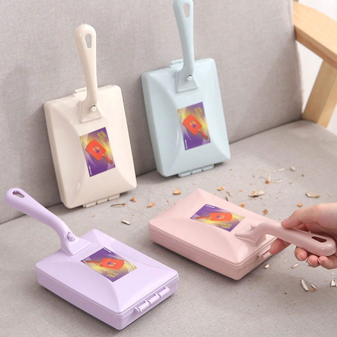 Multifunction Household Handheld Double Roller Carpet Brush Crumb Clean Tools UK