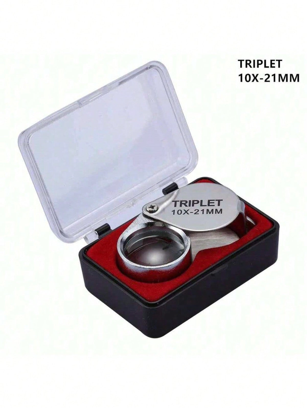 Jewelers Eye Loupe Pocket Magnifier Magnifying Glass Jewelry Diamond 30x21mm UK