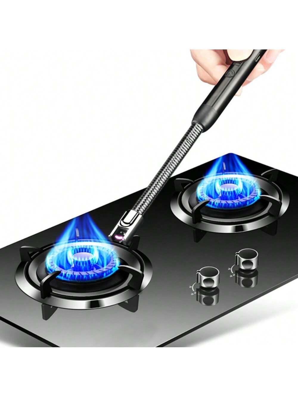 Candle Lighter Electric Arc Lighter USB Rechargeable Wand Flexible Cooking BBQ