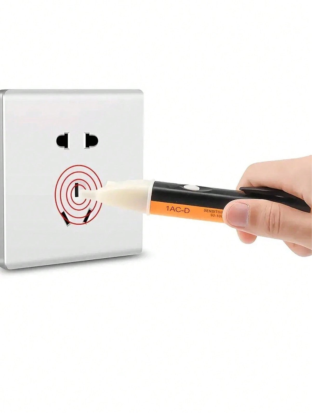 Voltage Pen Electric Power Alert Detector Tester UK 1AC-D Volt Non Contact