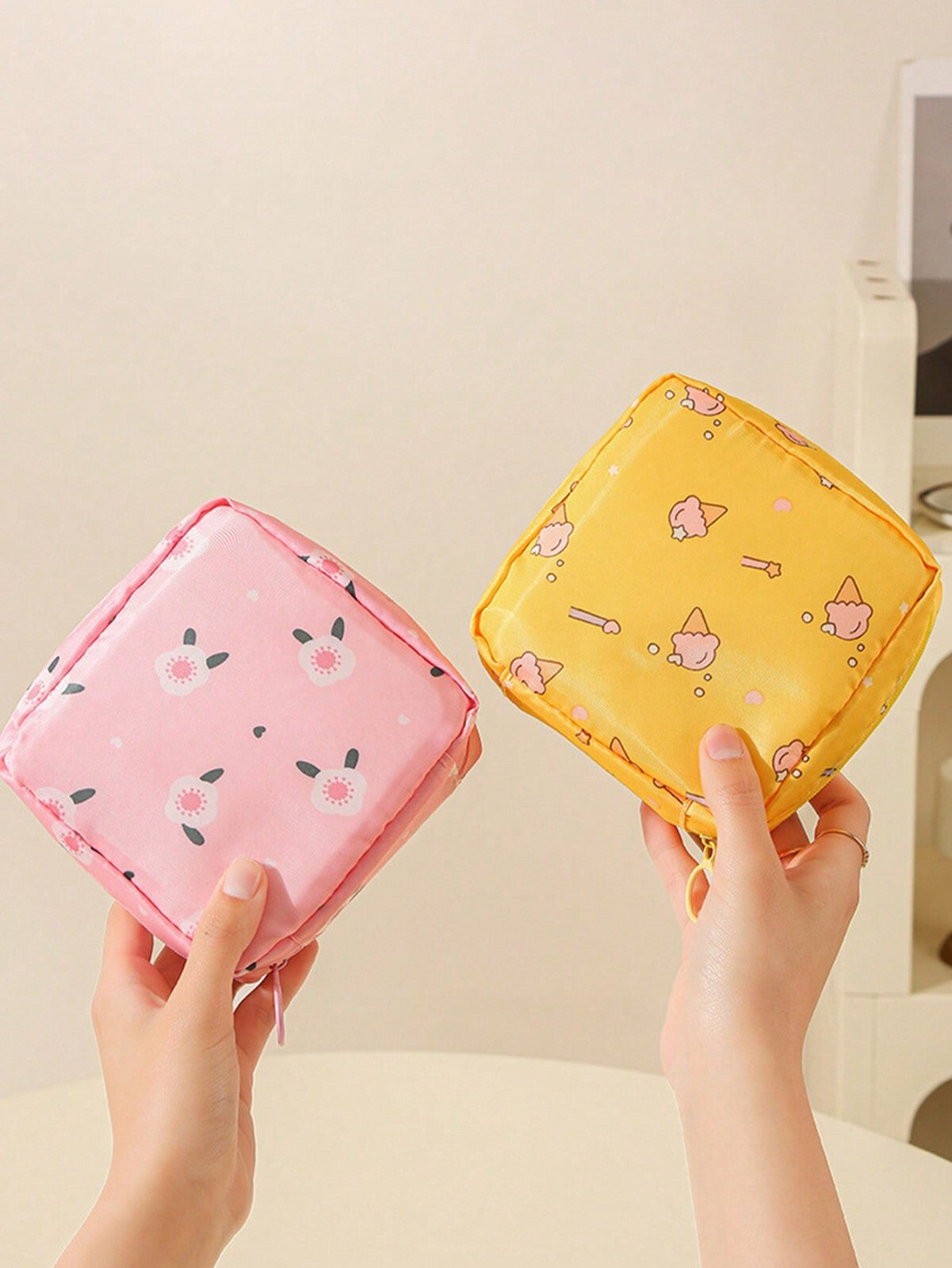 Women Small Cosmetic Makeup Bag Storage Toiletry Zipper Pouch Organizer Gift UK