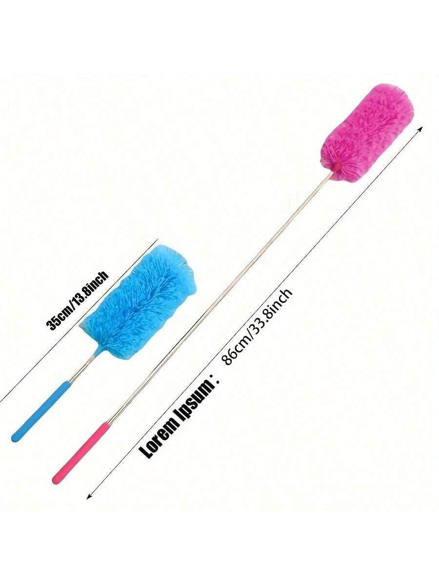 Adjustable Telescopic Dust Brush Feather Cleaner Car Furniture Dust Removal Tool