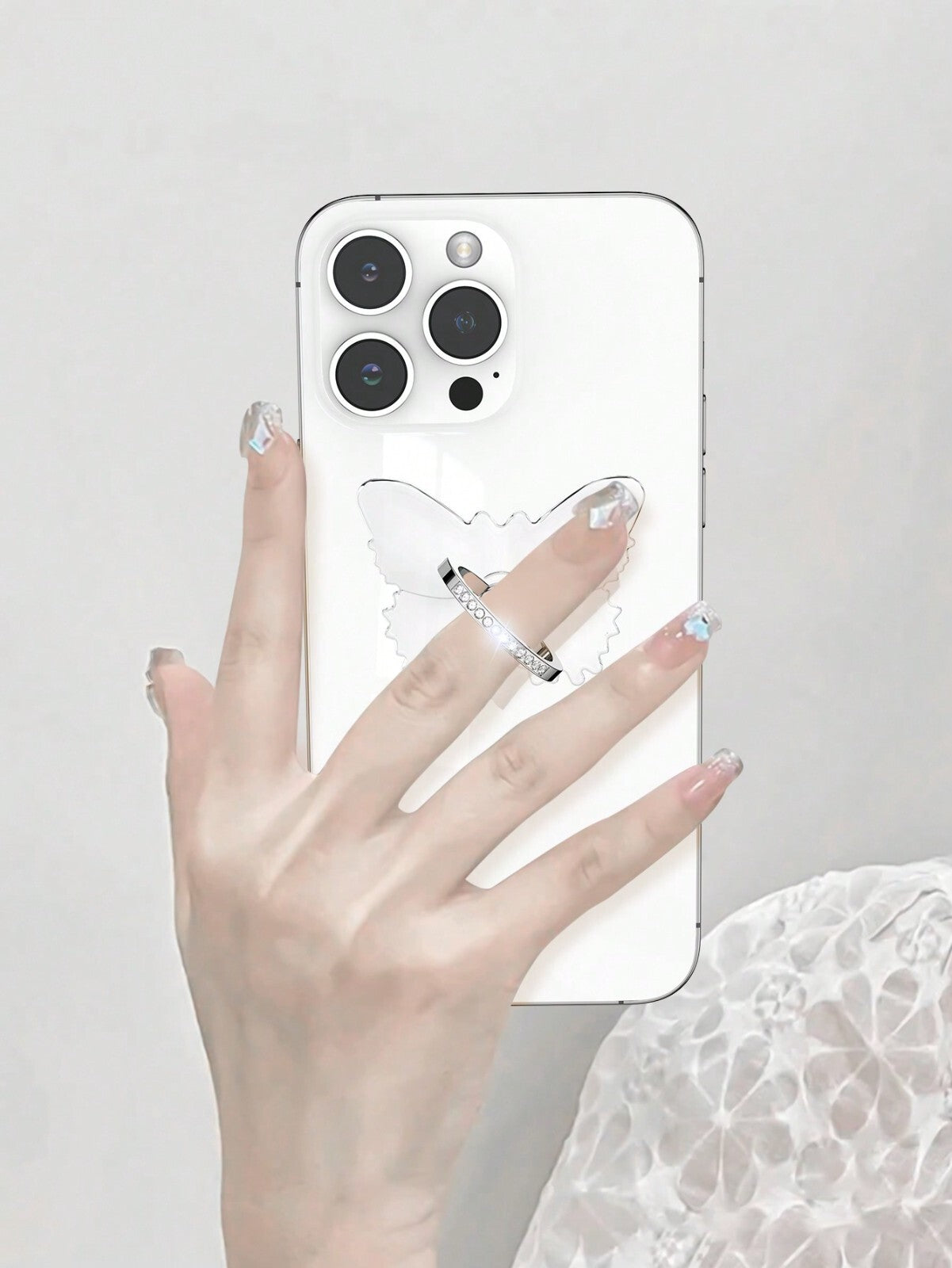 Mobile Phone Heart Ring Holder Finger Grip 360° Stand Mount for Mobile Phones