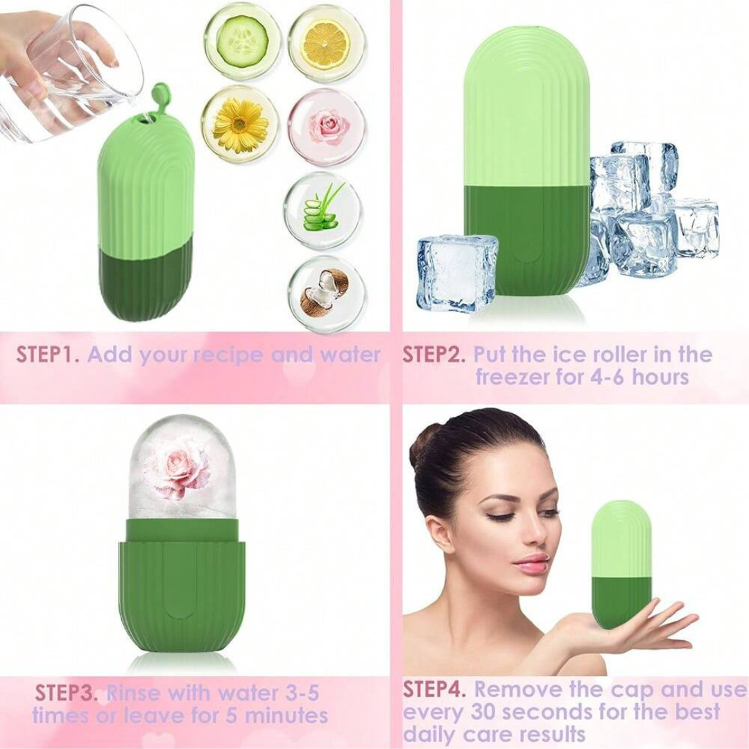 Ice Facial Roller Ice Face Massager Skin Care Beauty Tool Eye Puffi Ice Roller