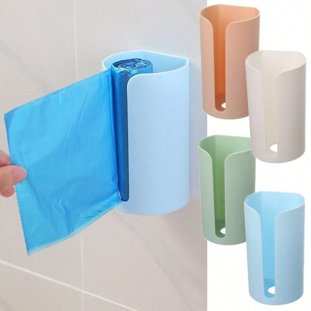 Trash Bag Dispenser Wall Mounted Garbage Bag Holder Plastic Bag Storage Box UK
