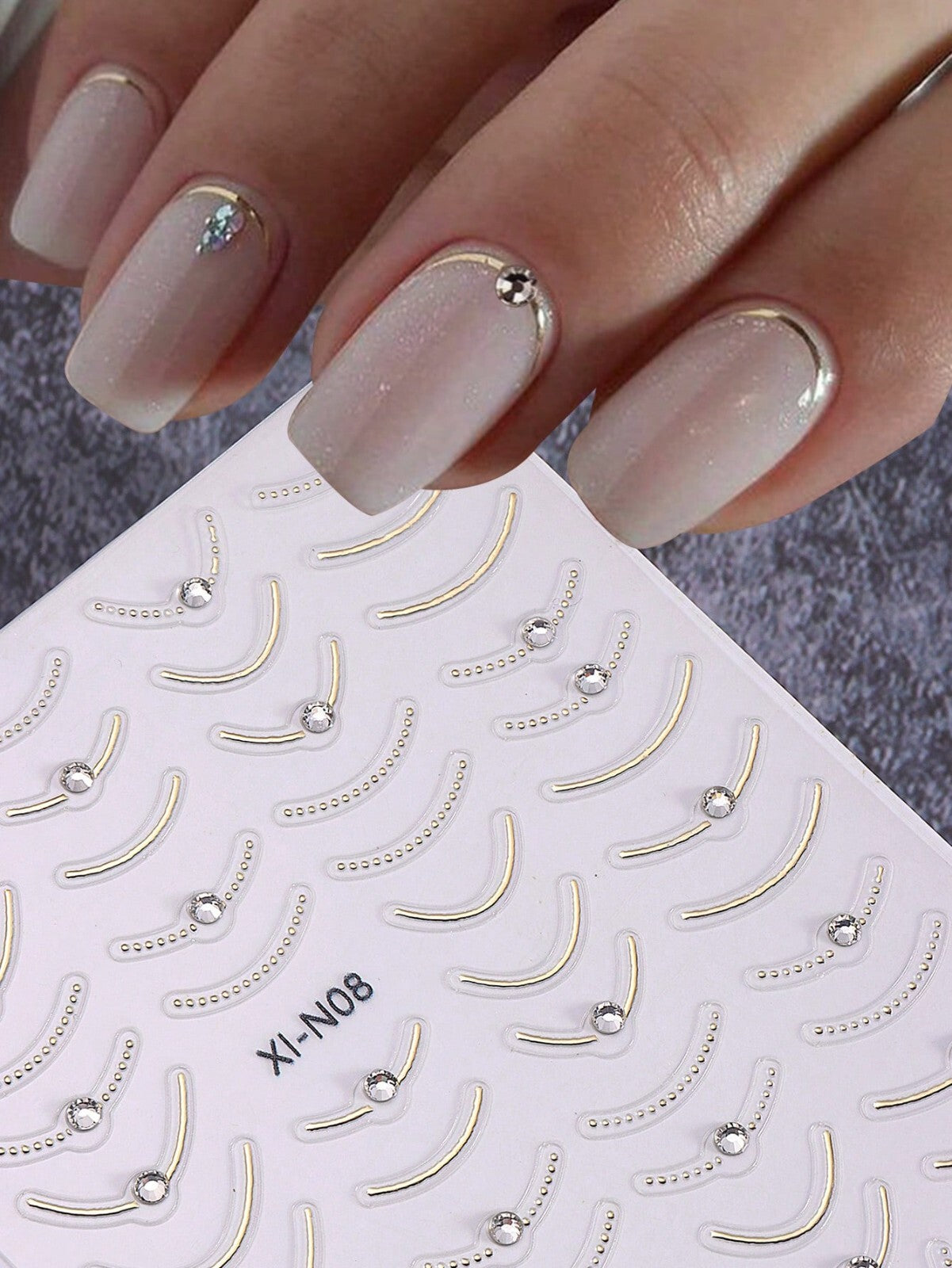 3D Nail Art Stickers Transfers Self Adhesive Decals Decor Design Manicure