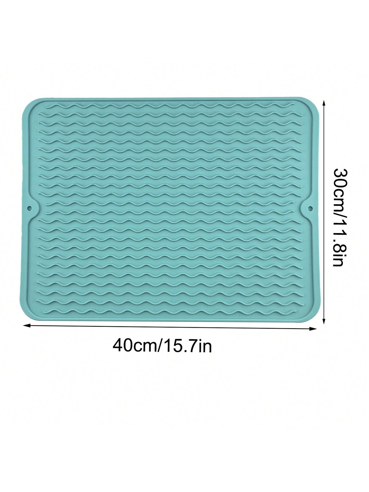 Silicone Sink Drying Mat Heat Resistant Kitchen Rectangle Non Slip Dish Drainer