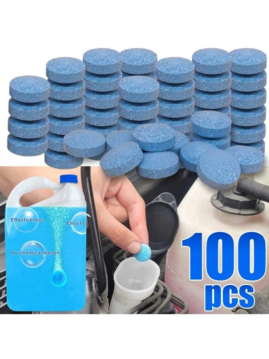 100PCS SCREEN WASH WINDSCREEN FLUID TABLETS CHEAPEST Solid Cleaner 100PCS