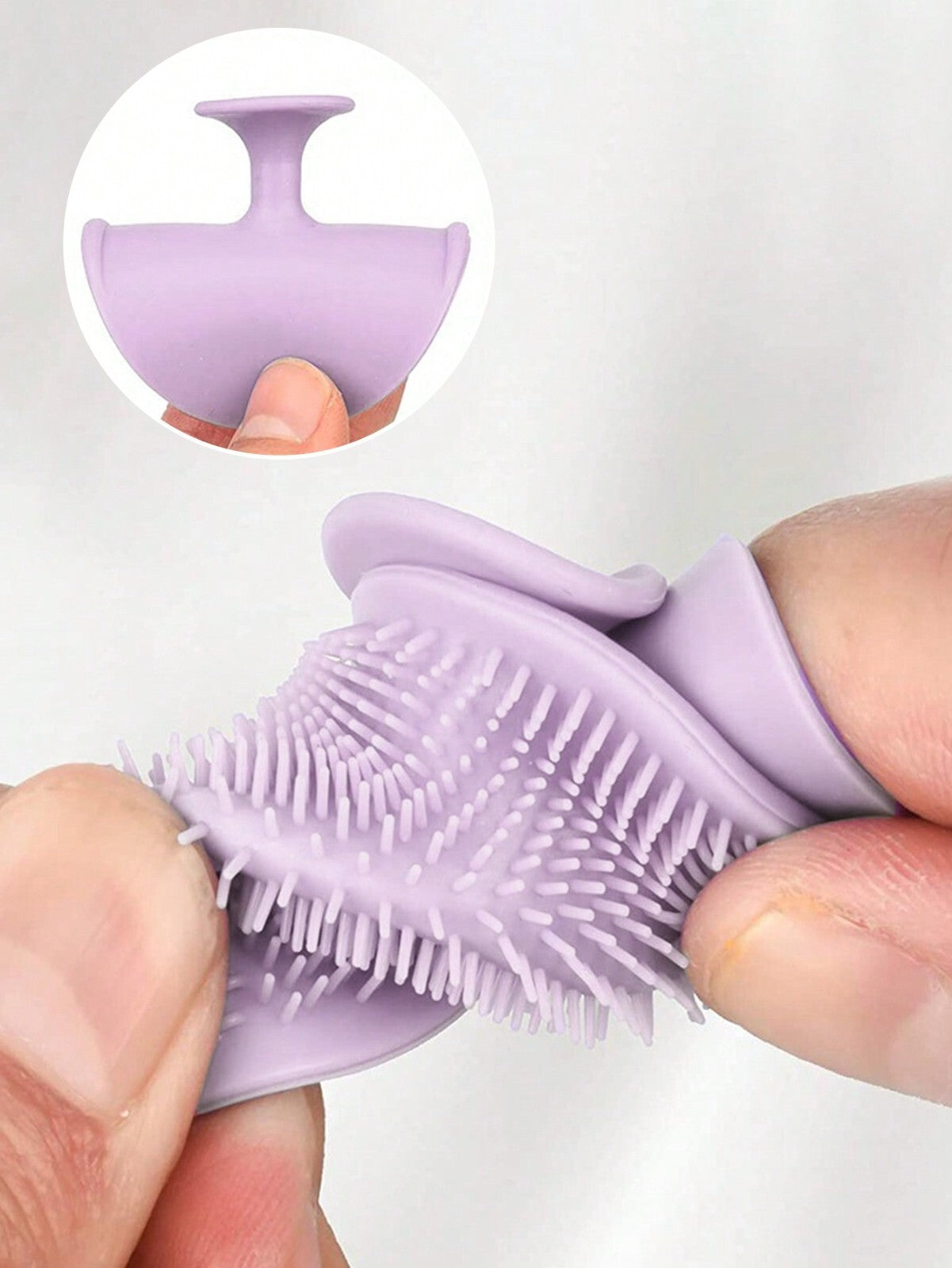 Face Scrubber Soft Silicone Facial Cleansing Brush Face Exfoliator Blackhead Pad