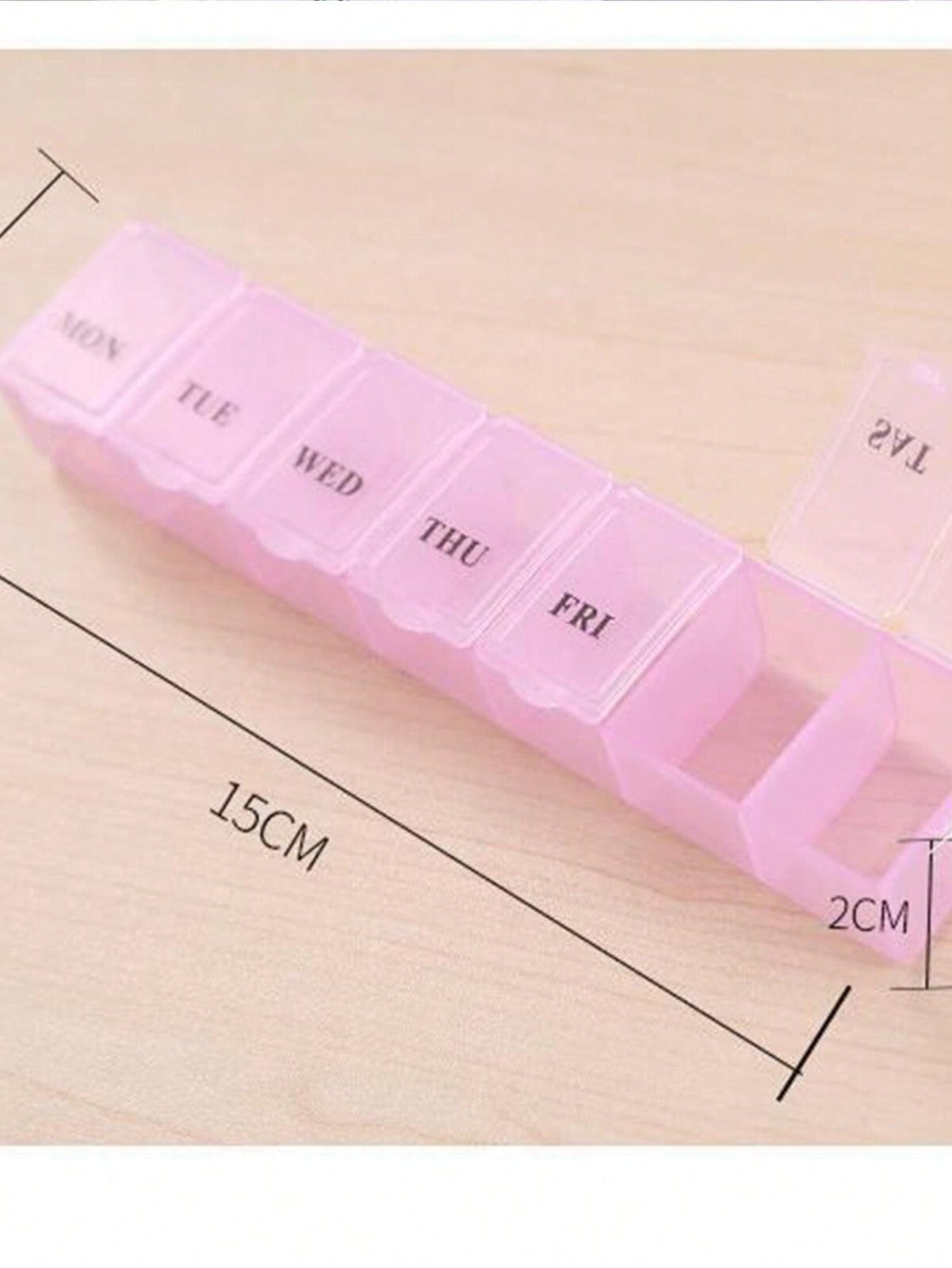 7 Day Pill Dispenser Medicine Tablet Storage Organiser Case Weekly Box UK