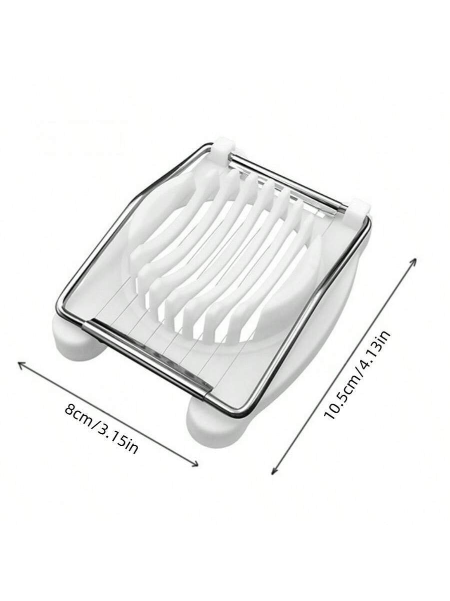 Egg Slicer Cutter Boiled Plastic Stainless Steel Kitchen EGG Cutter/Slicing
