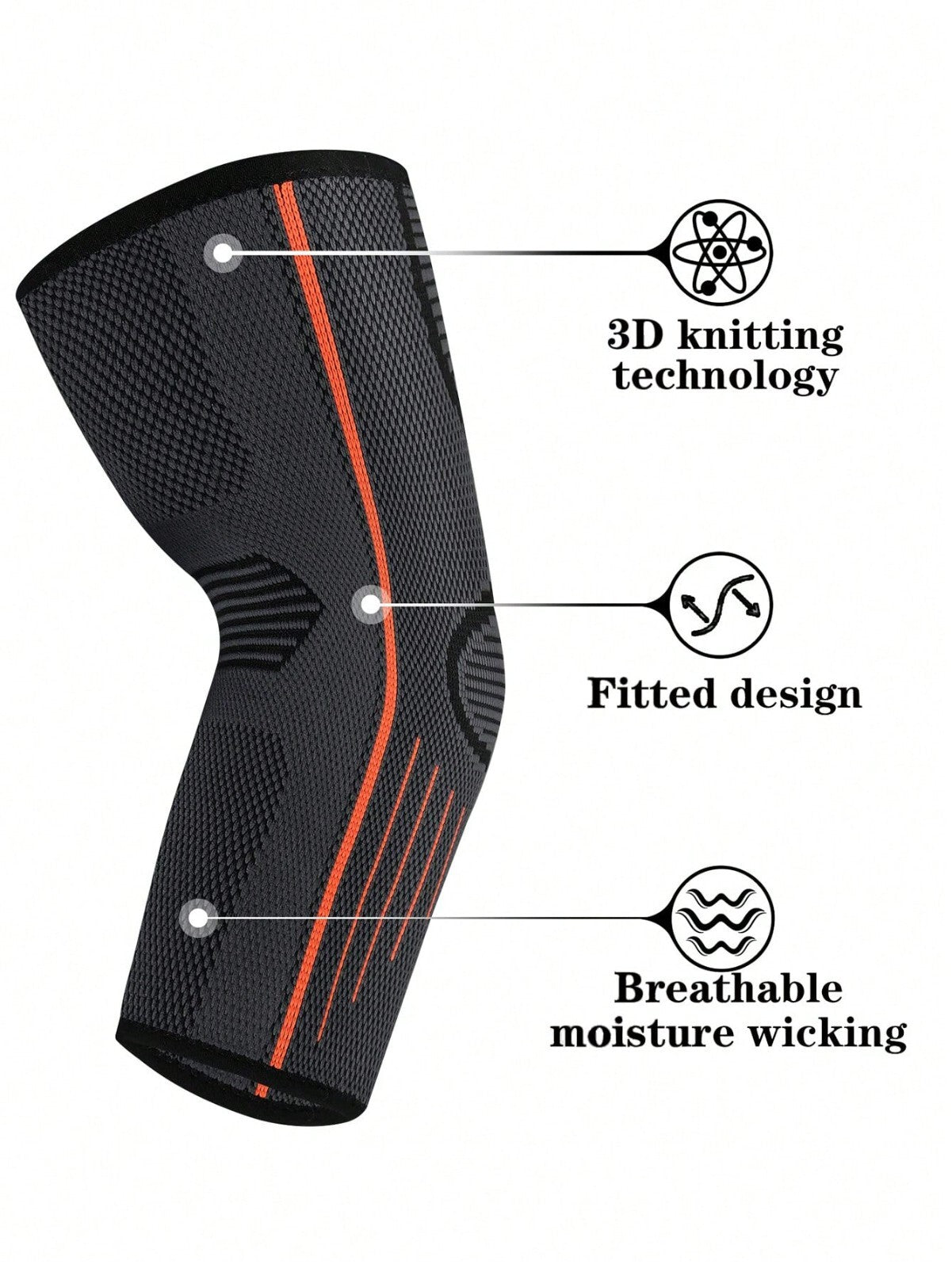Elbow Brace Support Compression Sleeve Tennis Golfer Arthritis Pain Gym Easy Fit