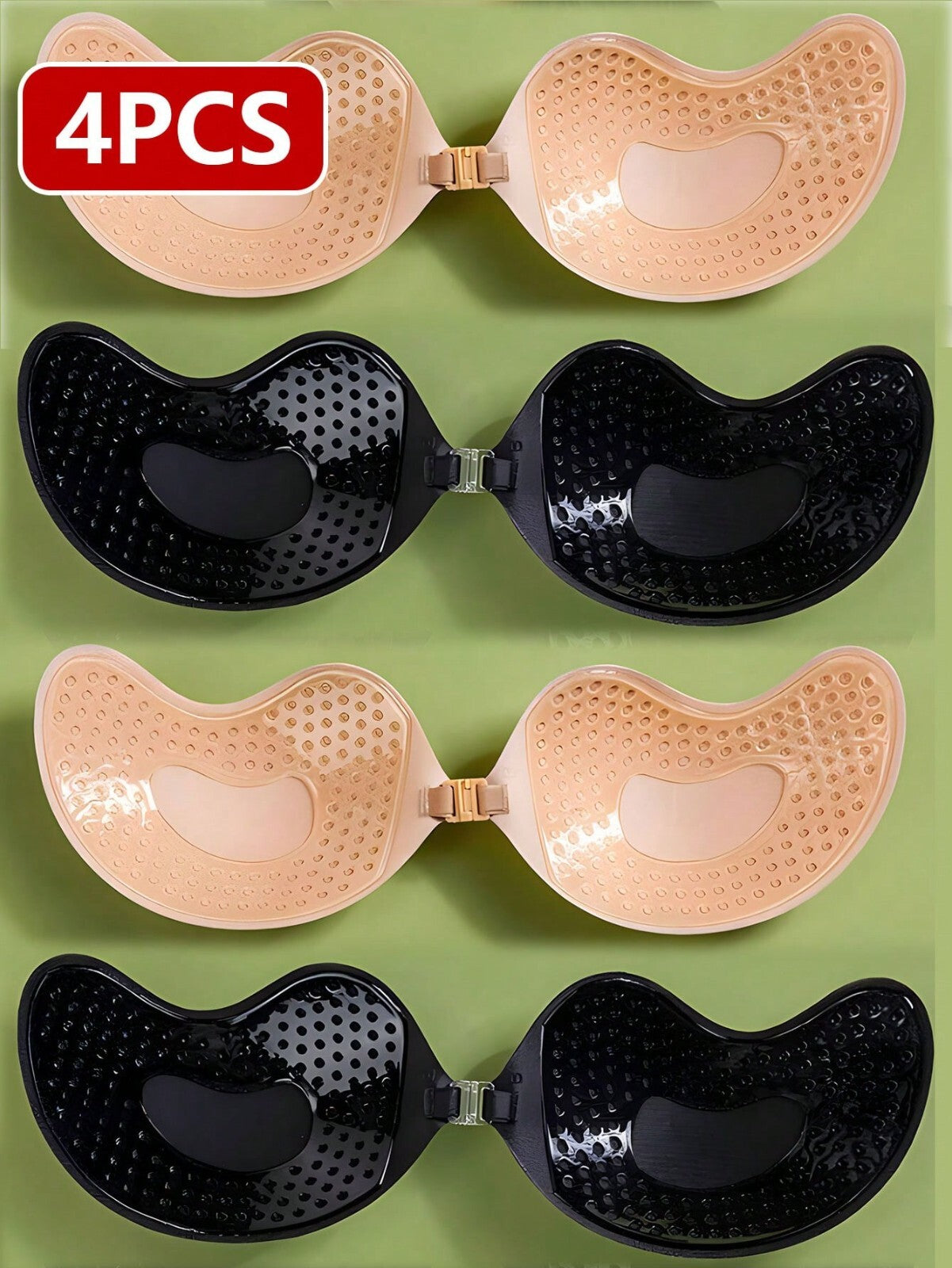 Silicone Strapless Push Up Bra Backless Self Adhesive Invisible Lace Stick On Uk