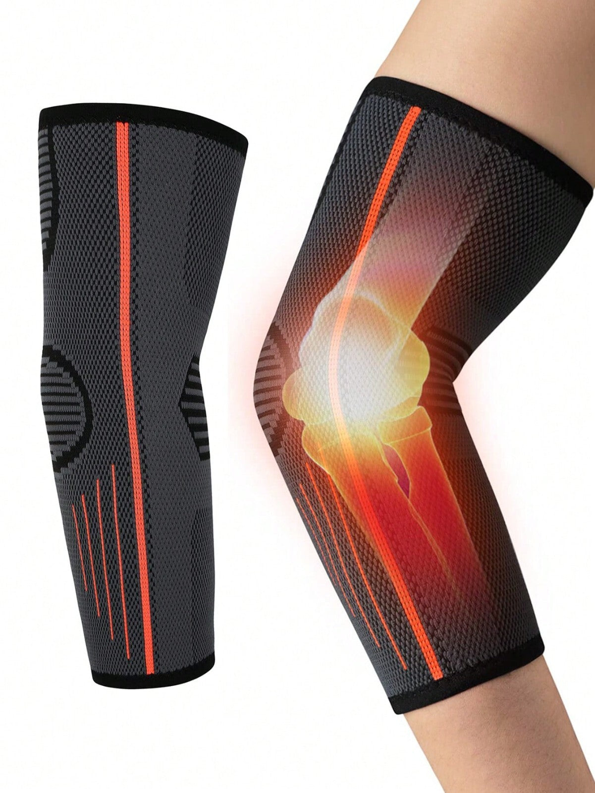 Elbow Brace Support Compression Sleeve Tennis Golfer Arthritis Pain Gym Easy Fit