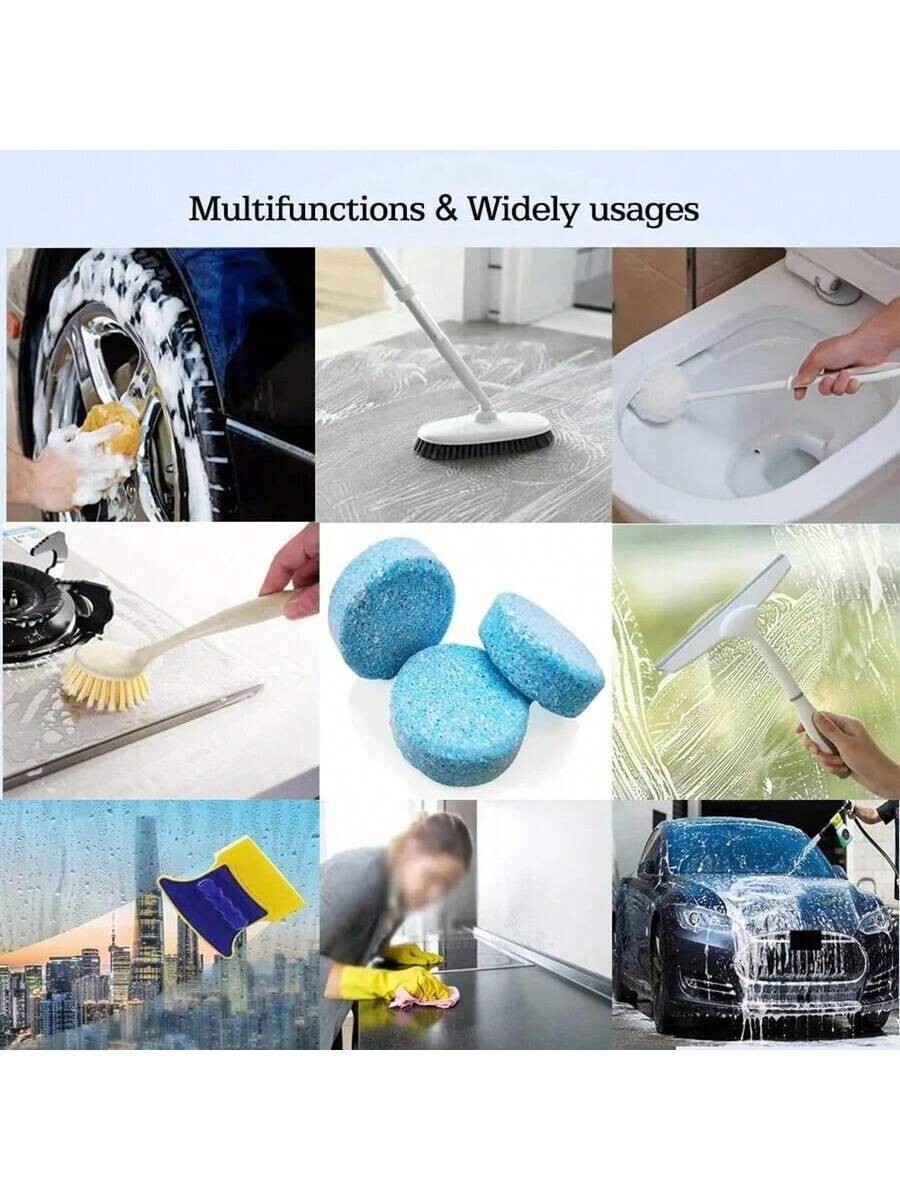 100PCS SCREEN WASH WINDSCREEN FLUID TABLETS CHEAPEST Solid Cleaner 100PCS