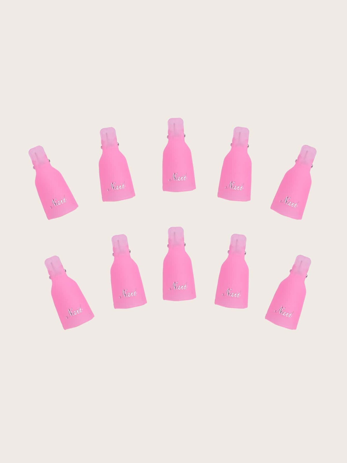 10 pcs NAIL ART CLIP UV GEL POLISH REMOVER SOAK OFF WRAP GEL CLIP CAP uk