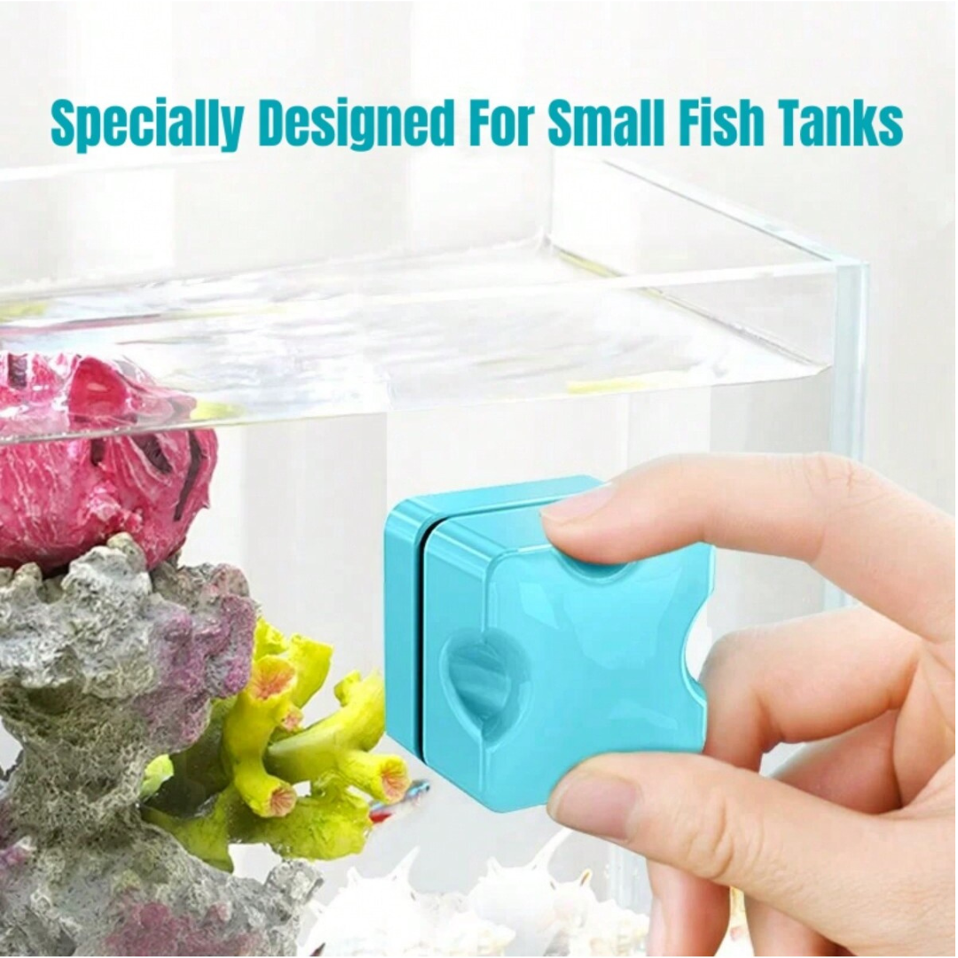 Magnetic Cleaner Glass Fish Tank Magnet Aquatic Algae Scraper Aquarium Cleaning
