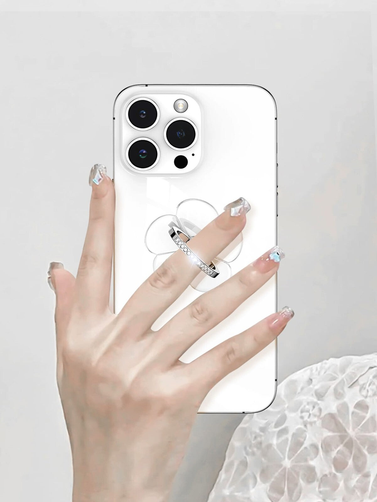 Mobile Phone Heart Ring Holder Finger Grip 360° Stand Mount for Mobile Phones