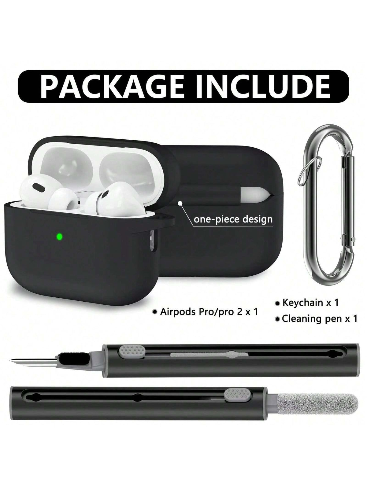 Case For Apple Airpods Pro 1st 2nd 3rd Generation Slim Silicone Shockproof Cover