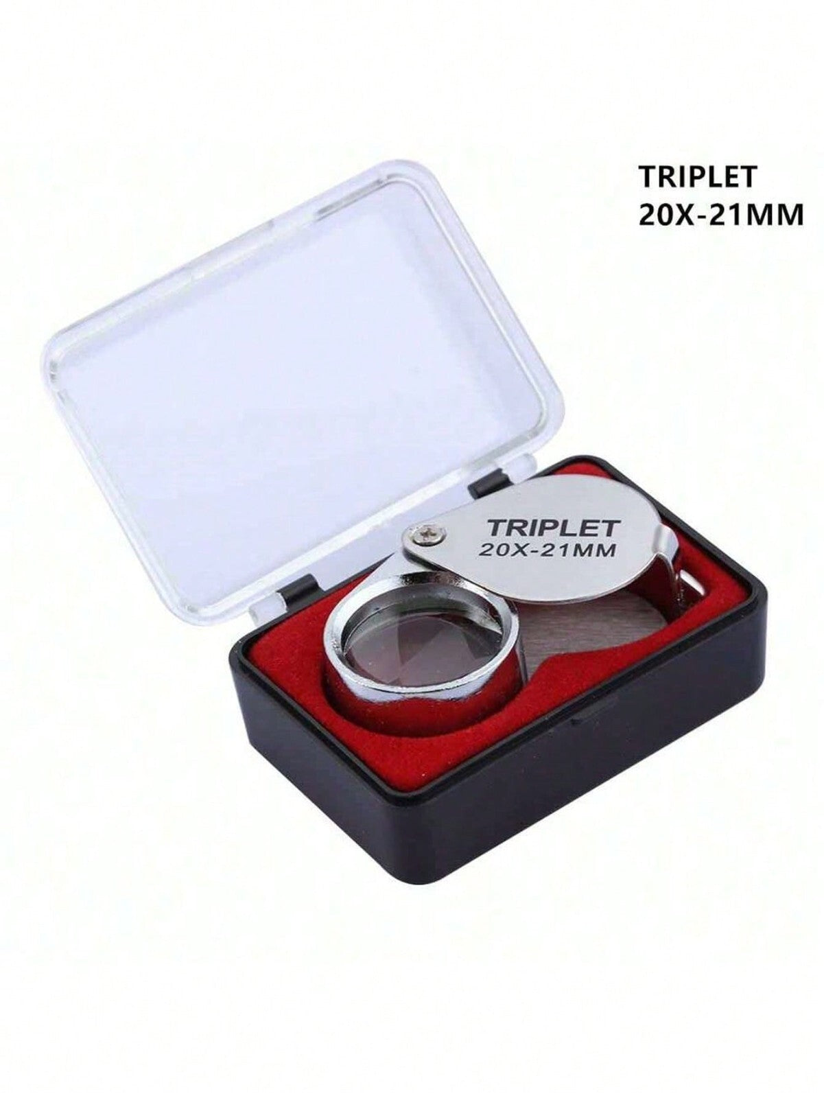 Jewelers Eye Loupe Pocket Magnifier Magnifying Glass Jewelry Diamond 30x21mm UK