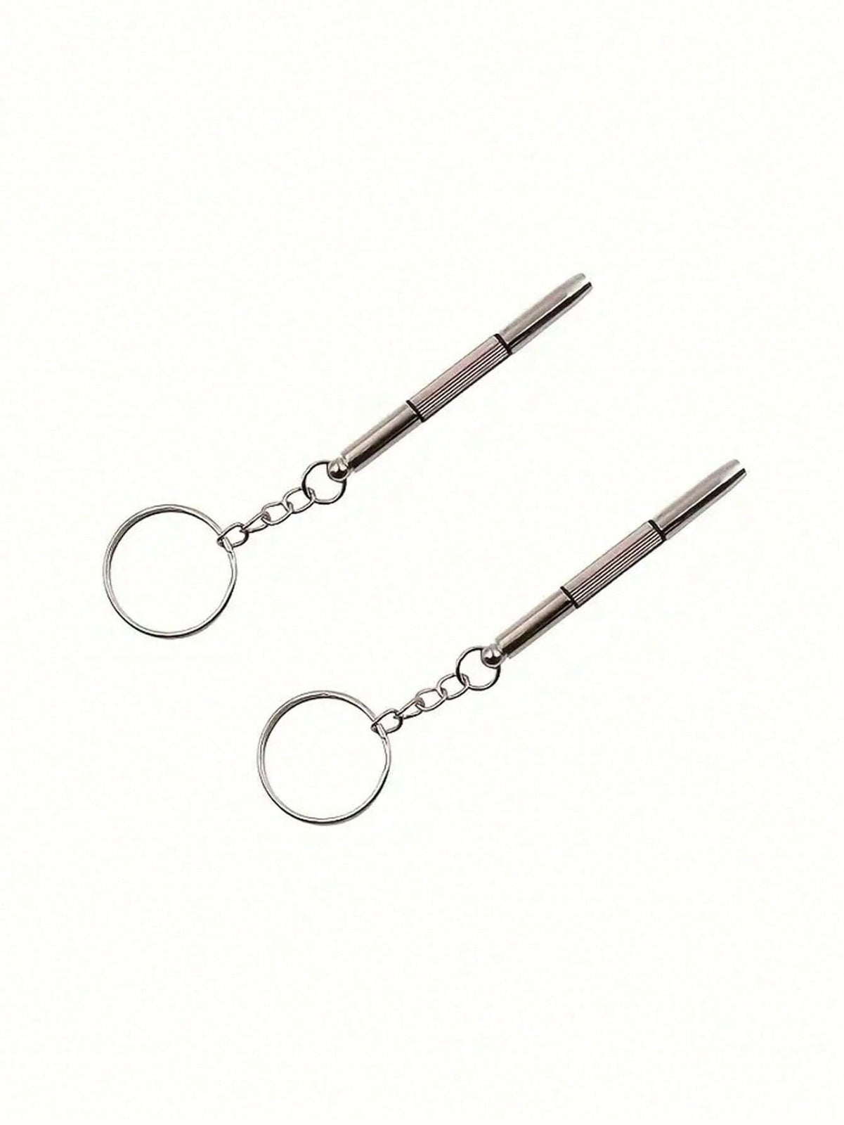 Mini Steel Glasses Screwdriver Set with Keychain Precision Repair Tool for Men