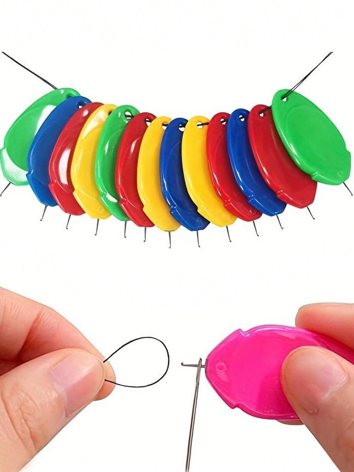 Needle Threader Machine Threading Simple Hand Bow Wire Sewing Threading Tool
