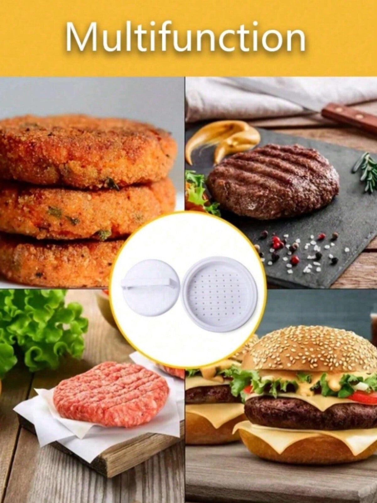 Burger Press Maker Beef Maker Hamburger Patty Maker Press Stuffed Burger BBQ