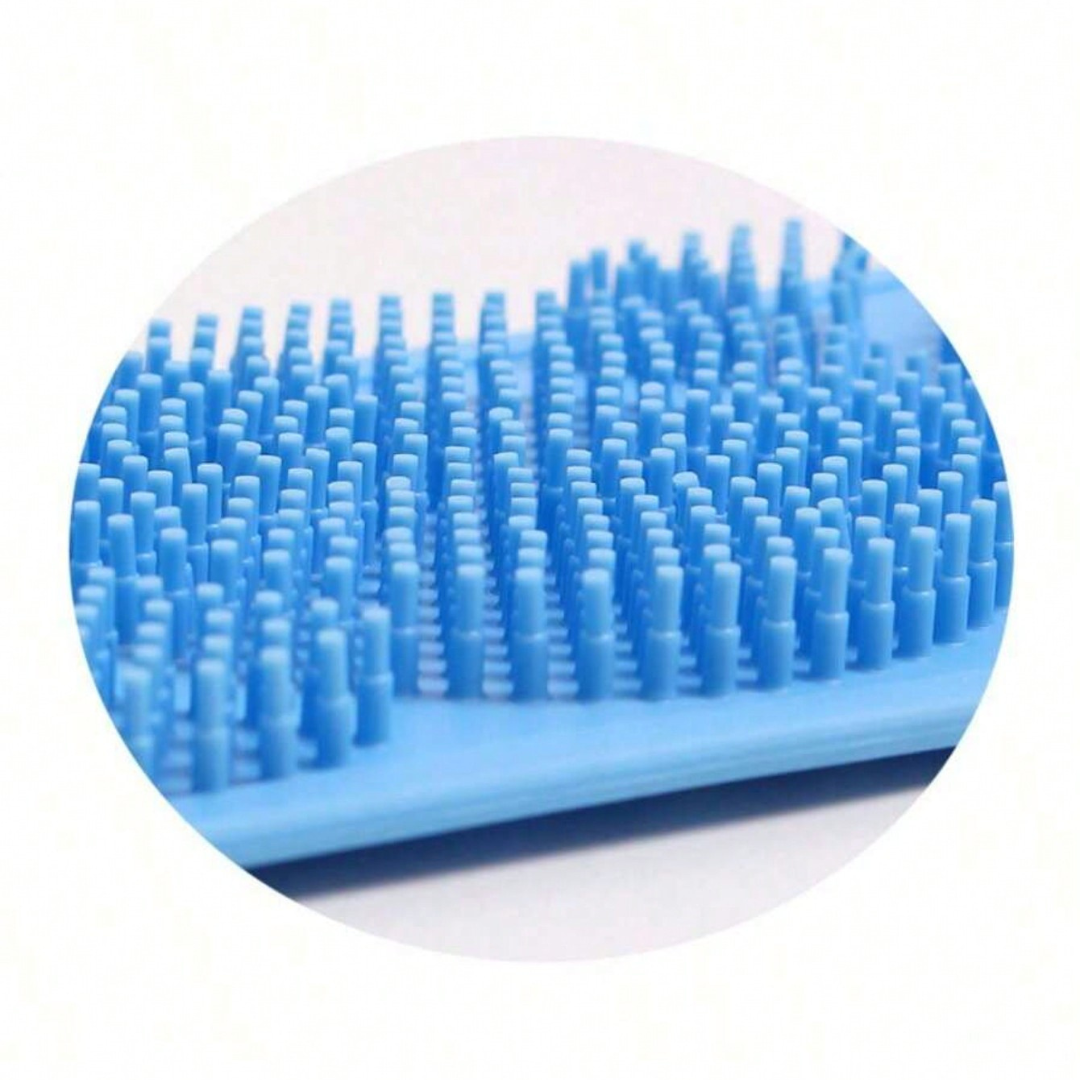 Silicone Back Scrubber Body Cleaning Strap Bath Belt Single Side Massage Spa UK
