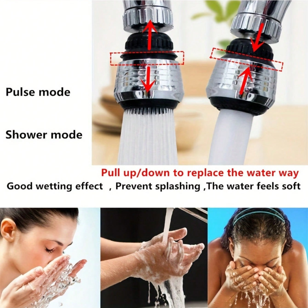 360° Rotate Swivel Water Saving Tap Aerator Diffuser Faucet Nozzle Filter UK