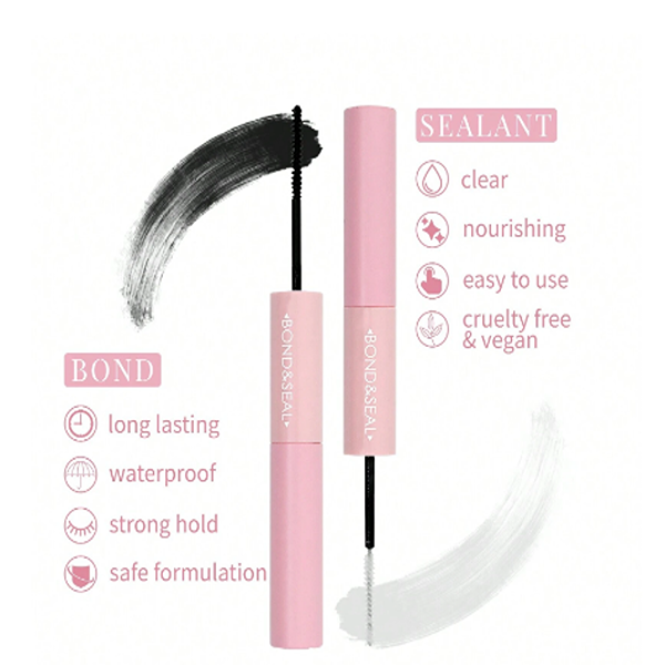 Eyelash Bond and Seal Lashes Glue DualEnded Lash Glue for Individual Cluster 5ml