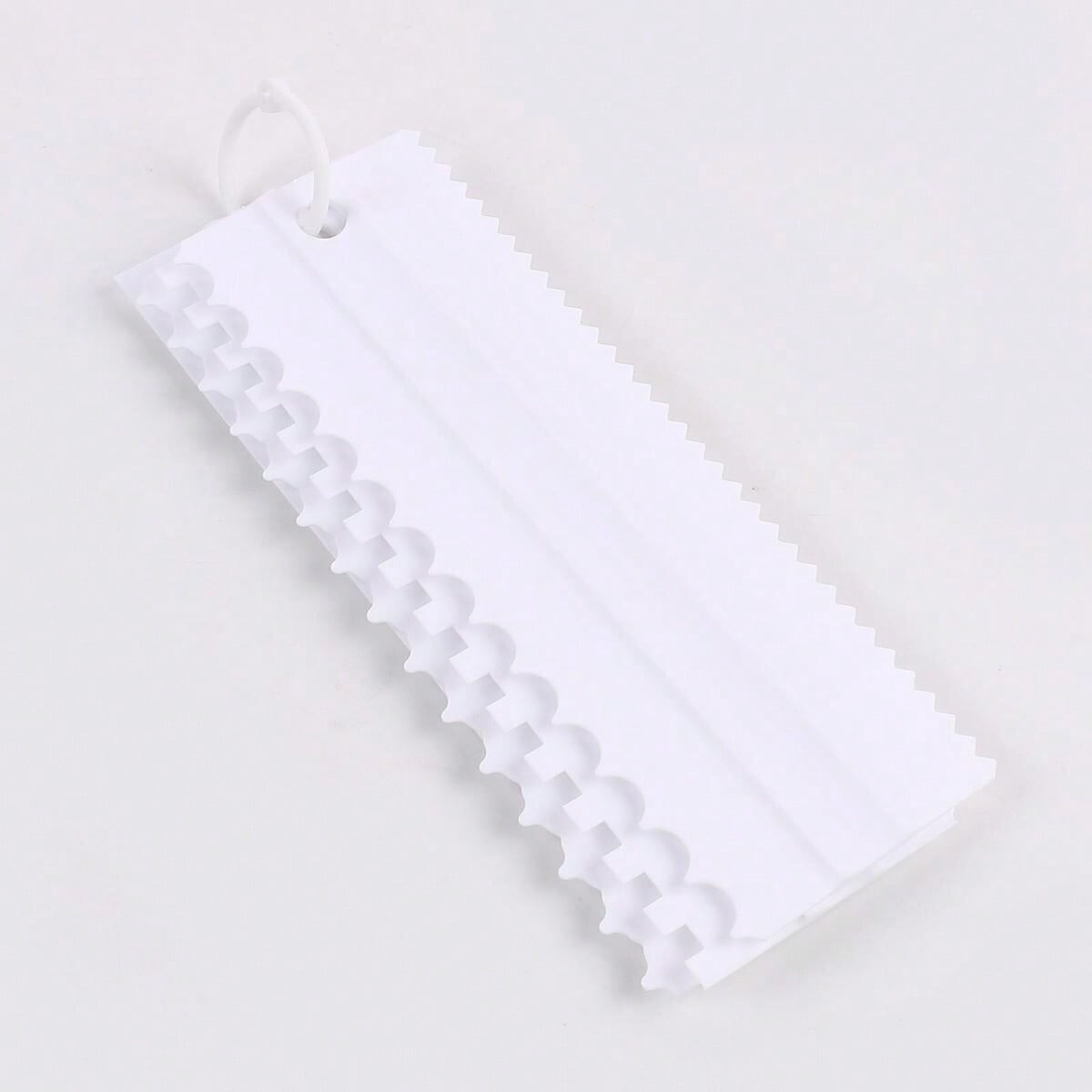 4Pcs Cake Decorating Comb Edge Smoother Cream Butter Scraper Pastry Baking Tool