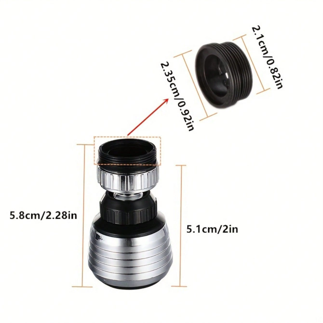 360° Rotate Swivel Water Saving Tap Aerator Diffuser Faucet Nozzle Filter UK