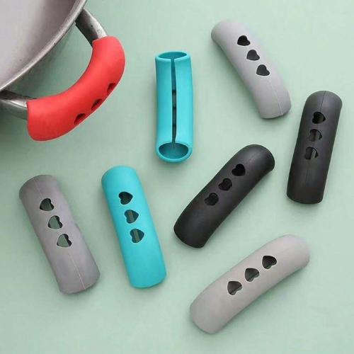 2pcs/4pcs Heat-Resistant Pot Handle Covers, Anti-Scalding for Casseroles & Pots