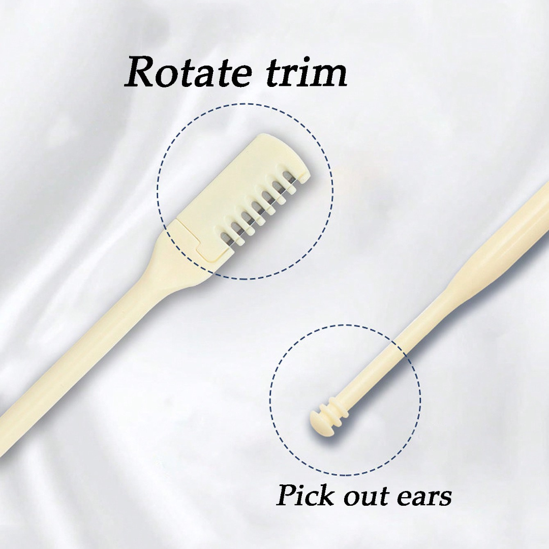 Manual Nose Hair Trimmer 360°Nasal Hair Cutter Nostril Hair Remover Tool Gifts