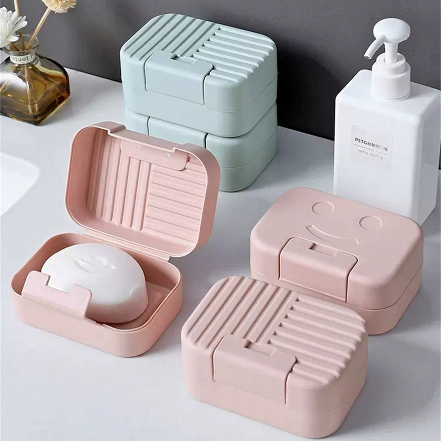 Waterproof Travel Soap Box Case Sealed Portable Soap Holder Container for Travel