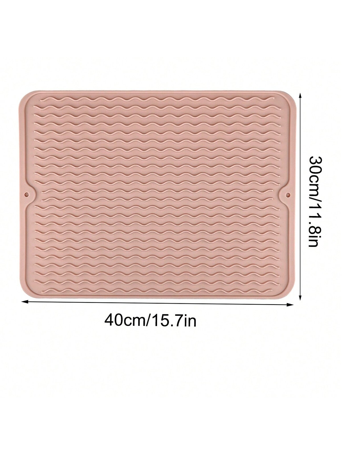 Silicone Sink Drying Mat Heat Resistant Kitchen Rectangle Non Slip Dish Drainer