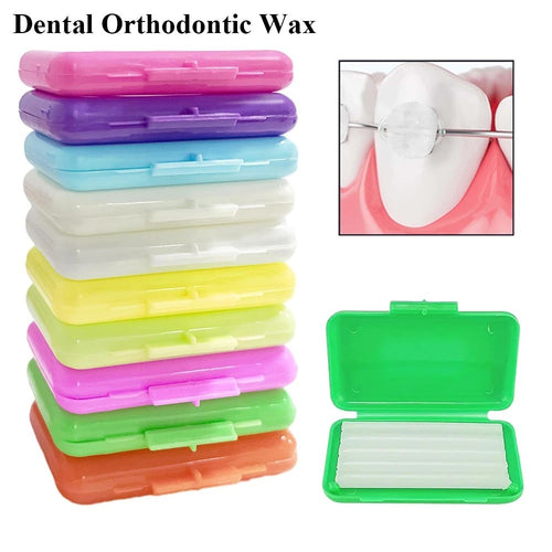 10 Scent Dental Orthodontic Relief Wax for Bracket Patient Relief Protect Lips a