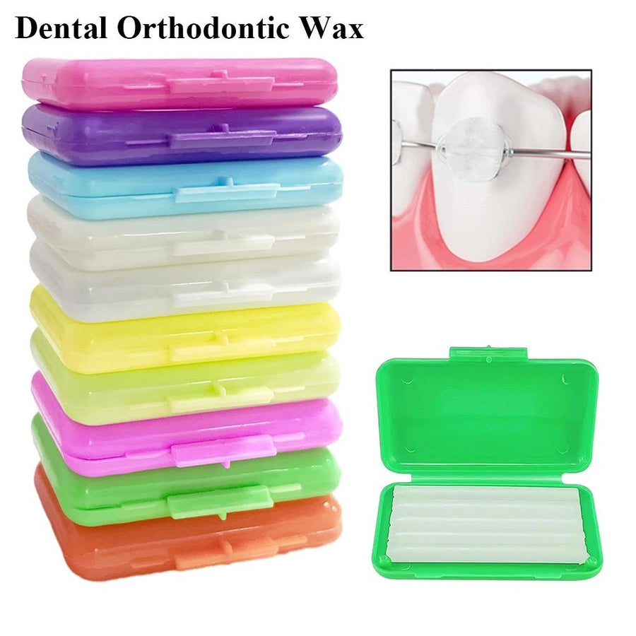 10 Scent Dental Orthodontic Relief Wax for Bracket Patient Relief Protect Lips a